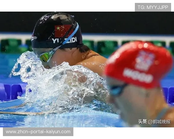 12岁于子迪世锦赛三项个人赛均第四，200混离领奖台仅0.06秒。